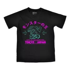 Camiseta Infantil Godzilla Tokyo