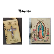  Libreta En Madera Mdf Virgen De Guadalupe Varios Diseños