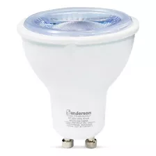 Pack X100 Lampara Dicroica Led 6w Gu10 Luz Fría A 220v