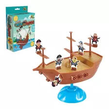 Jogo De Equilíbrio Mesa O Mar Tá Bravo Navio Pirata Infantil