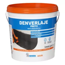 Manta Líquida Asfáltica Denverlaje Preto 3,6l Denver Suprema