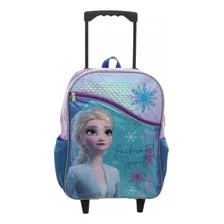 Mochila Escolar Disney Frozen Elsa Primaria Con Rueditas 