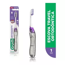 Escova Dental Para Viagem Gum Cor Sortida 1 Unidade