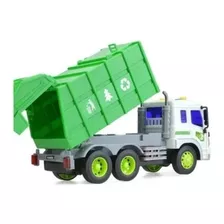 Caminhão De Lixo Reciclagem Realista Com Som E Luz Bbr3034