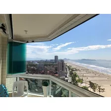 Lindo Apartamento De Frente Para O Mar Com Varanda Gourmet