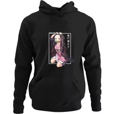 Blusa Moletom Canguru Nezuko Kamado Anime Demon Slayer Onis