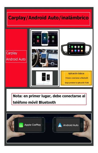 Radio Estereo Android Gps Kia Sorento 2016-18 4+32g Carplay Foto 6