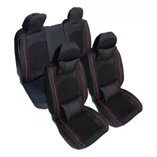 Kit Funda Cubre Asiento Con Almohadilla Cervical Y Lumbar