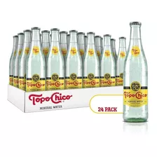 Caja Con 24 Agua Mineral Topo Chico 355ml De Vidrio