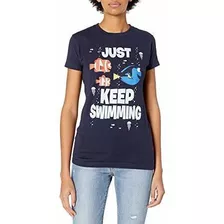 Camiseta Gráfica Disney Pixar Juniors Just Swimming, Azul Ma