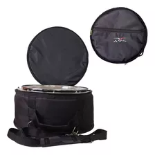 Bag De Caixa 14x8 Flex Hard Avs Preto Bolso Frontal E Alças