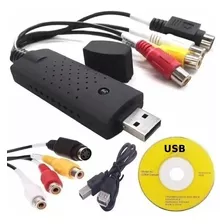  Placa Captura Vídeo Easycap Usb 2.0 Conversor Digital Vhs