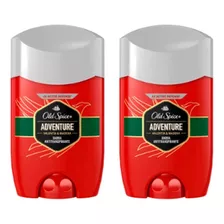 Old Spice Adventure Pack X2 50g C/u Fragancia Valentia Y Madera