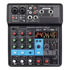 Na4 Mixer Consola 4canales Usb Bt Phantom C/ Efectos - Escar