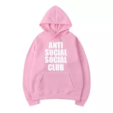 Blusa Moletom Anti Social Club Agasalho Estampado Oferta