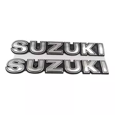 Par Emblemas Laterales Tanque Suzuki Ax-100 Envío Gratis