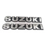 Sticker Calcomania Emblema Tanque Suzuki Resina X2 Suzuki 