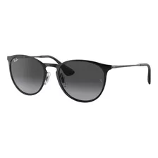 Ray-ban Erika Metal Rb3539 - Negro - Grey - Degradada - Polished Black - Metal - Polished Black - Metal - Standard