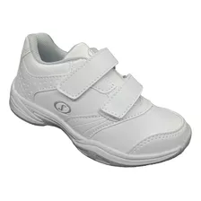 Tenis Blancos Escolares Para Niño Y Niña Spalding 24494