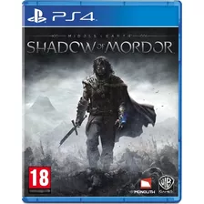 Jogo Ps4 Middle Earth: Shadow Of Mordor Game Mídia Física