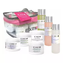 Kit Cosmetología Facial Exel Masterclass Cremas Loción Combo