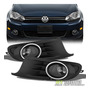 Par Faros Negro Led Drl Volkswagen Jetta Comfort 2014 1.8l