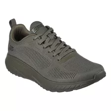 Tenis Skechers Deportivo Hombre Correr 118000 Olivo Cómodo