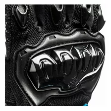 Guantes Motociclista Kov Delta 2.0 Negro Touch Limpia Mica Talla G