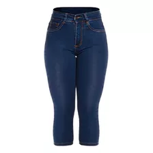 Pantalon Pescador Para Dama Mezclilla Stretch Pineda Jeans