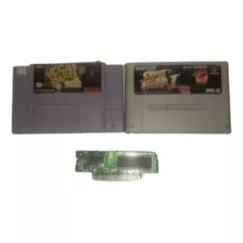  3 Cartucho Super Nintendo Original Frete Grátis