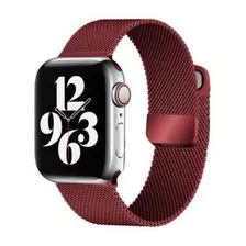 Pulseira Aço Milanese Compativel Com Apple Watch