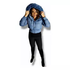 Jaqueta Puffer Feminino Curta Bobojaco Blusa De Frio