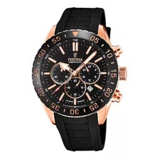 Relógio Festina Ceramic Masculino Borracha Preto