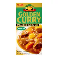 S & B Dorado Curry Mezcla De Salsa, Medio Caliente, 3.2 Oz