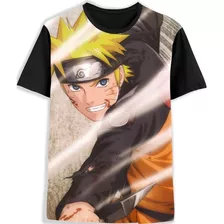 Camiseta Camisa 3d Full Personagem Uzumaki Naruto !!
