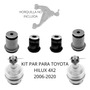 Kit Bujes Y Par Rotulas Para Toyota Hilux 4x2 2006-2015