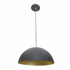 Luminária Pendente Meia Lua 30cm Decoração Sala Cozinha