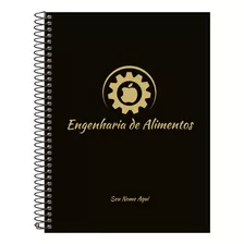 Caderno Personalizado Universitário Profissões Gold 10 Mat