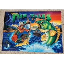 Backglass Fish Tales Pinball - (lamina Sola) Original