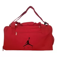 Nike Air Jordan Sport Bolsa De Lona Pequeña (55l), Rojo (gym