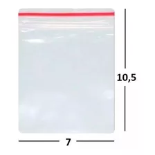 Saco Plástico Zip Lock Hermético 7x10 N°3 C/1.000 Un