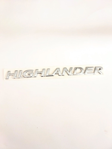 Emblema Letra Toyota Highlander Foto 2