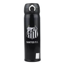 Garrafa Térmica Time Santos Fc Produto Licenciado 420 Ml