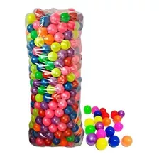 500 Pelotas Plásticas De Colores Vivos 7cm Piscina Niños