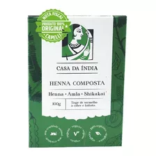 Henna Indiana 100% Composta Herbal Casa Da Índia 100g
