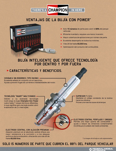 5 Bujas Eon Vigor 2.5 1992-1994 Chbp Foto 3