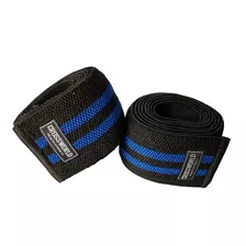 Faixa Elastica Joelho Joelheira Par Musculação Crossfit Lpo Cor Azul