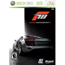 Forza Motorsport 3 Original Xbox 360 Midia Fisica Original 