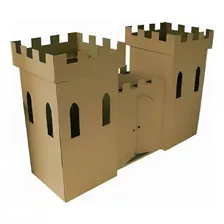 Projeto Castelo De Papelão Grande + Brinde Frt Grátis