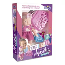 Boneca Nicinha Passeio Com Bolsa - Nova Toys